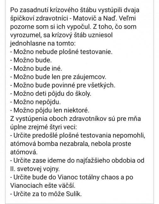 Po zasadnutí