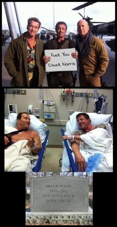 Chuck Norris vs. hrdinovia