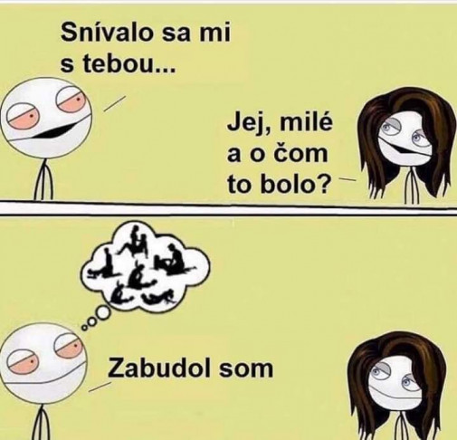 Zabudol som