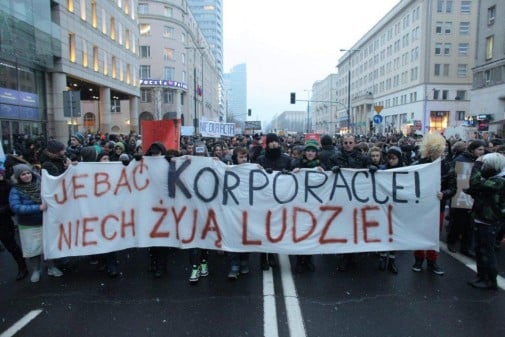 Protest v Poľsku