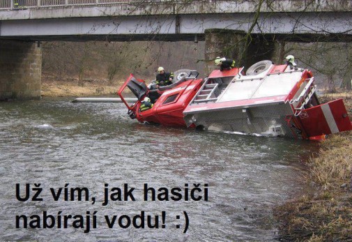 Ako hasiči naberajú vodu
