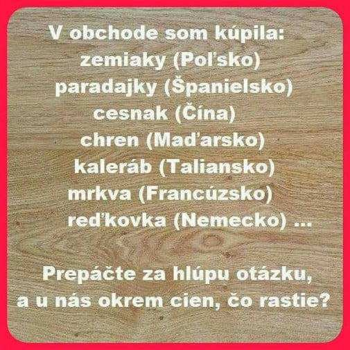 Čo rastie u nás?