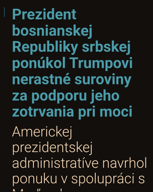 ponukam nerastne suroviny. nikdy netazene